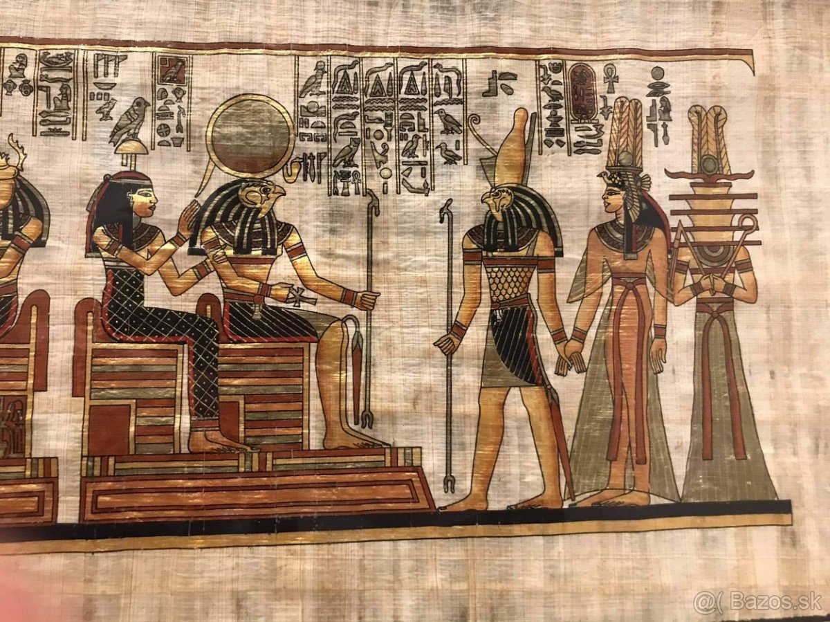 predám veľký obraz z papyrusu