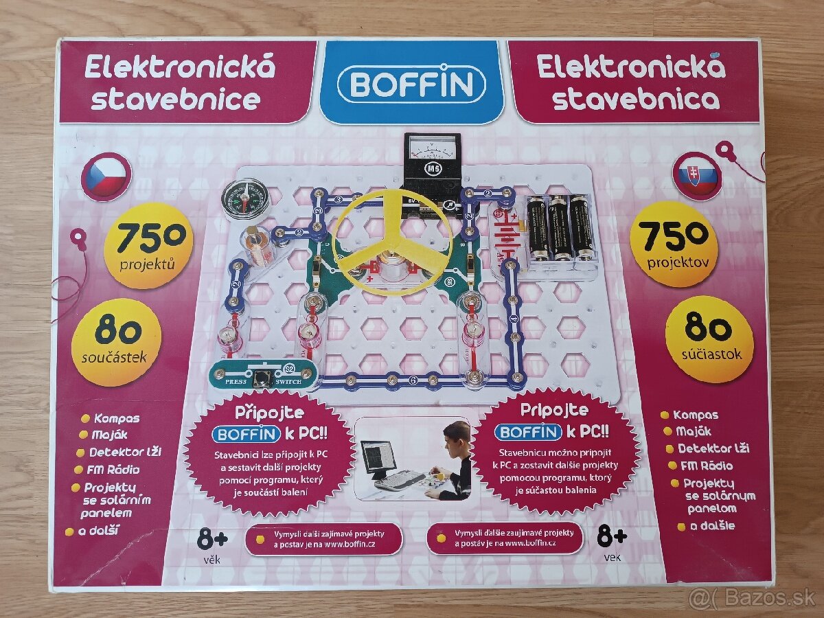 Elektronická stavebnica Boffin 750