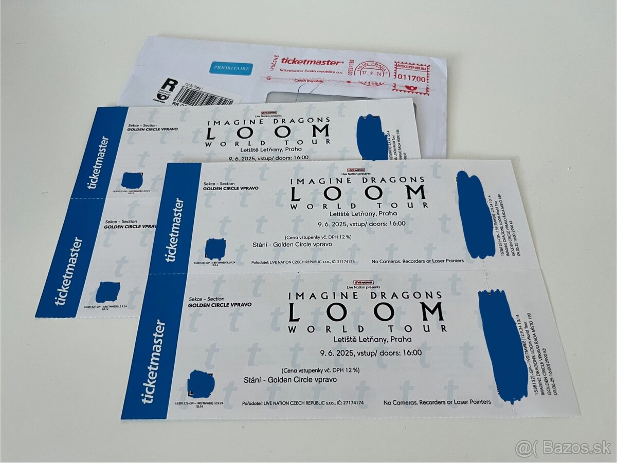 Imagine Dragons 9.6. Praha GOLDEN CIRCLE