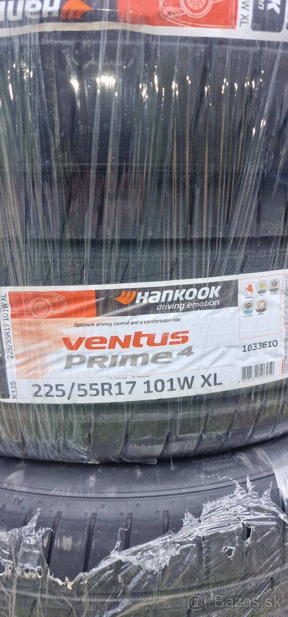 Letne pneumatoky HANKOOK 225/55 r17