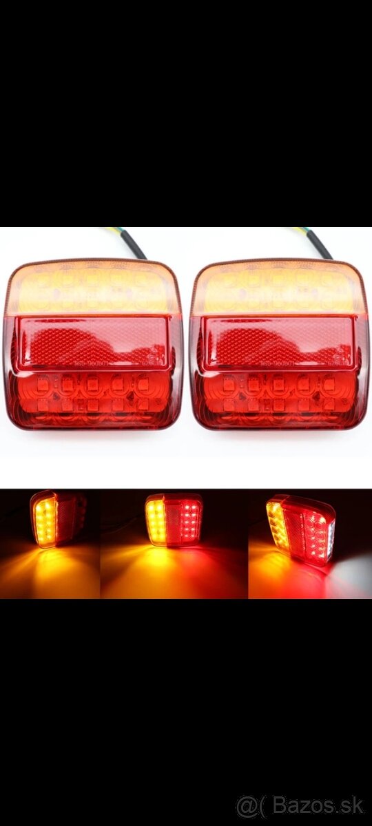 Led zadne svetlá privesny vozik traktor
