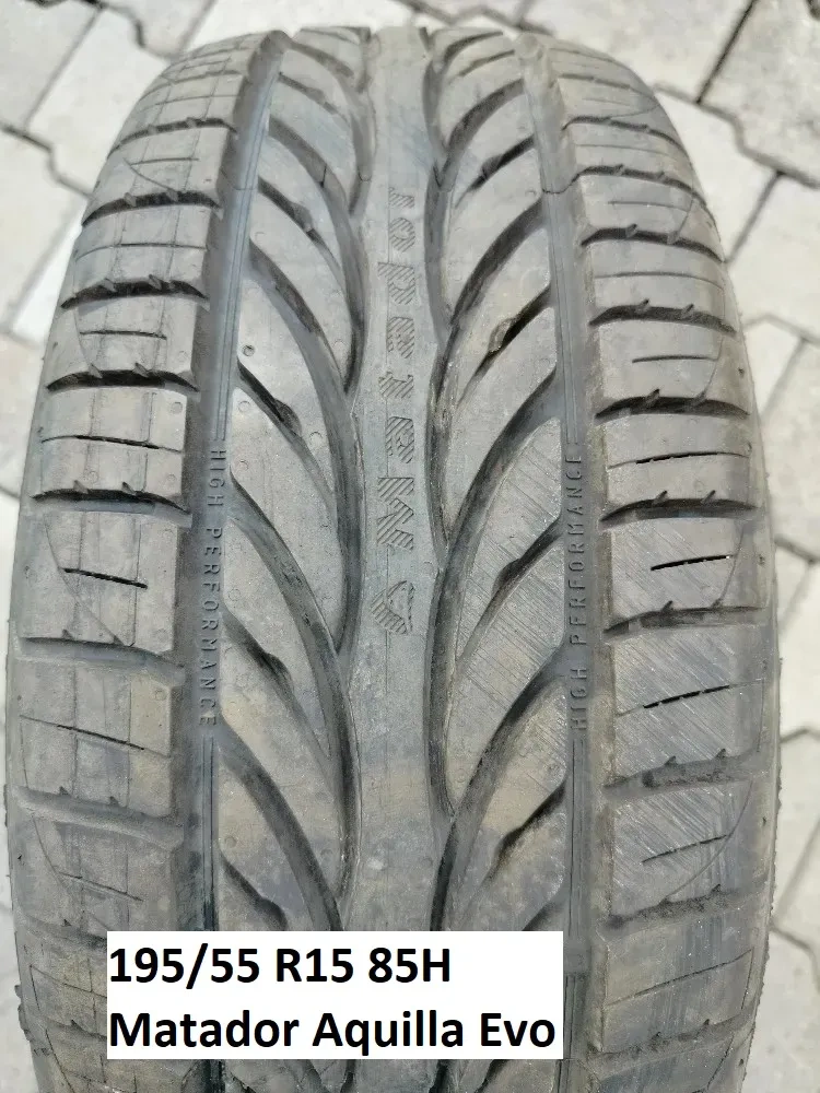 Predám 1 letnú pneumatiku 195/55 R15 85H Matador Aquilla Evo
