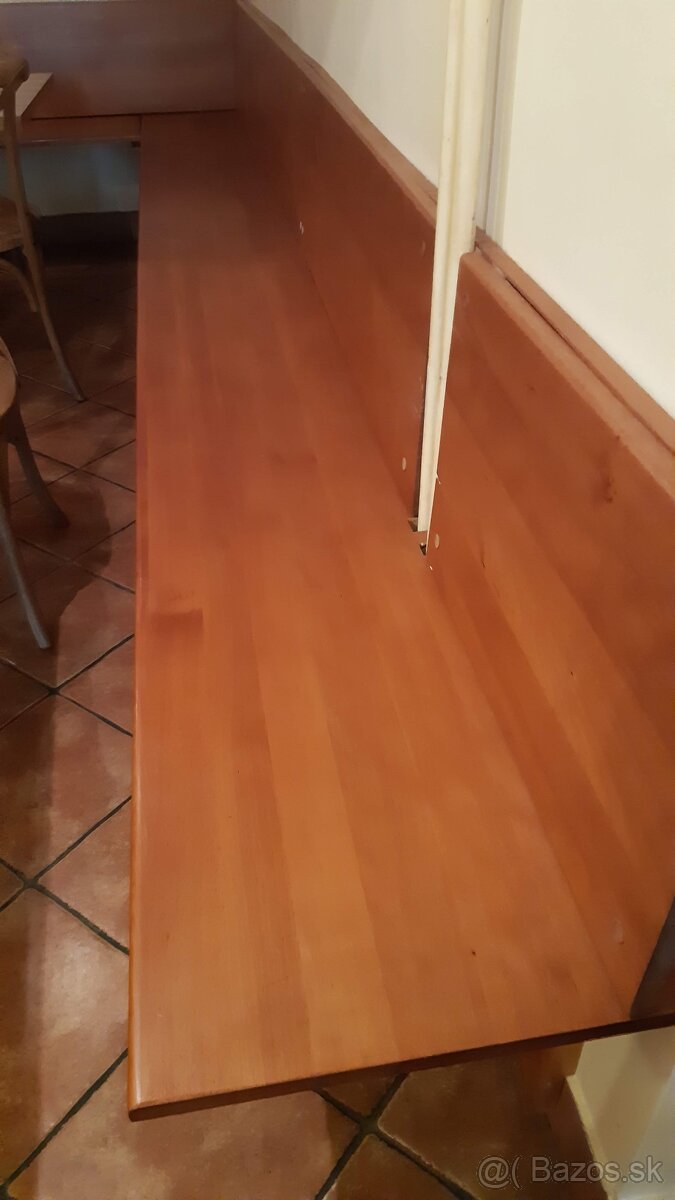 Bukové lavice / sedenie