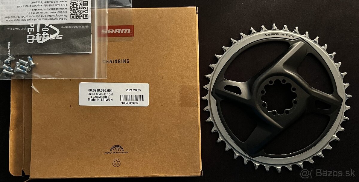 Sram X-Sync Road Direct Mount, 40T, grey