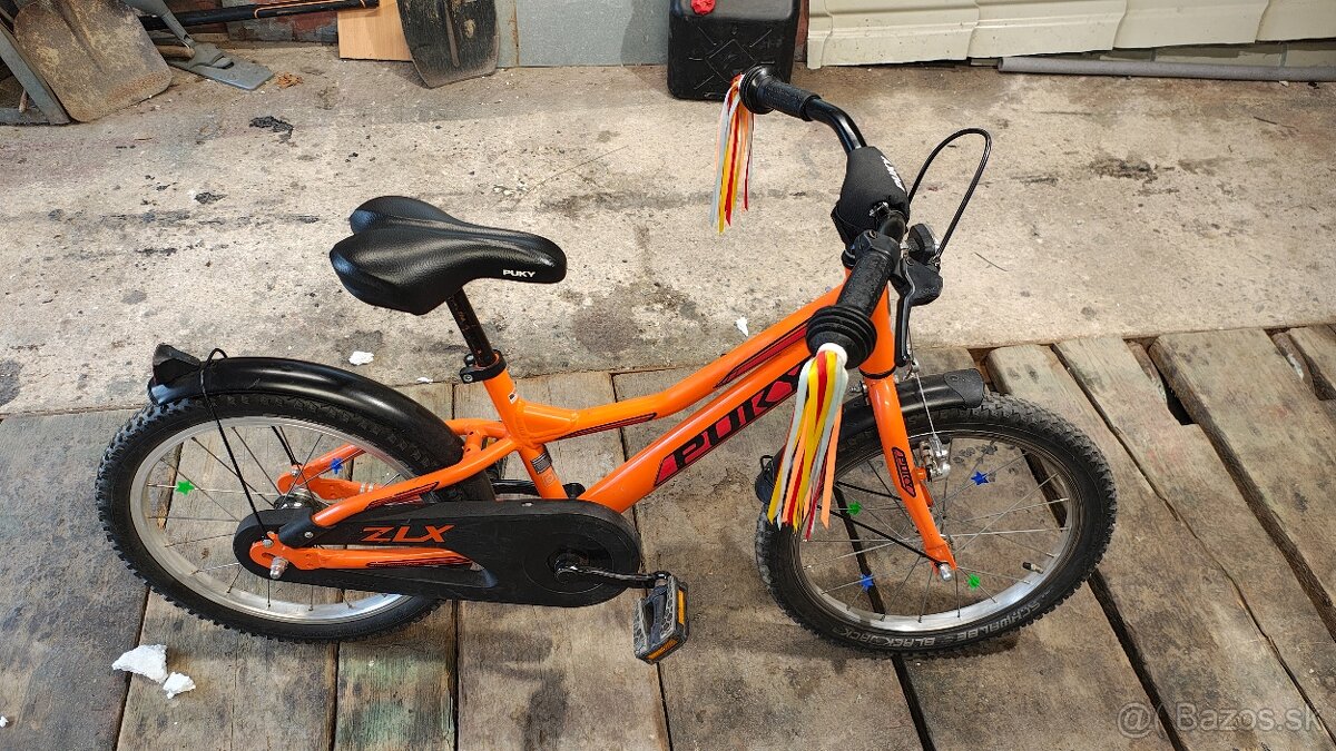 Detský bicykel PUKY ZLX 18-1, oranžová