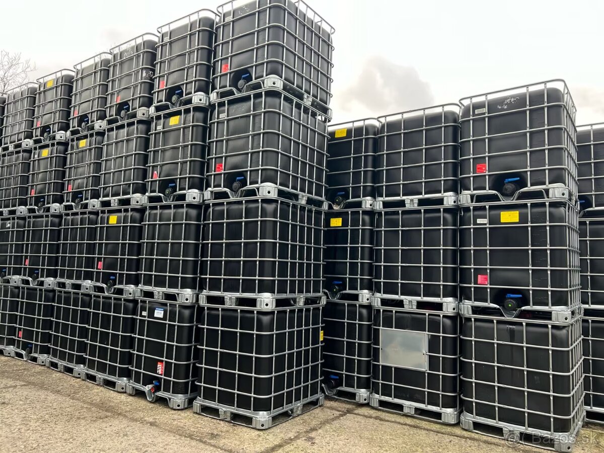 Ibc 1000l čistá Čierna