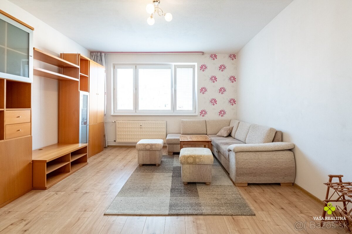 Na prenájom: 3-izbový byt s lodžiou, Necpaly