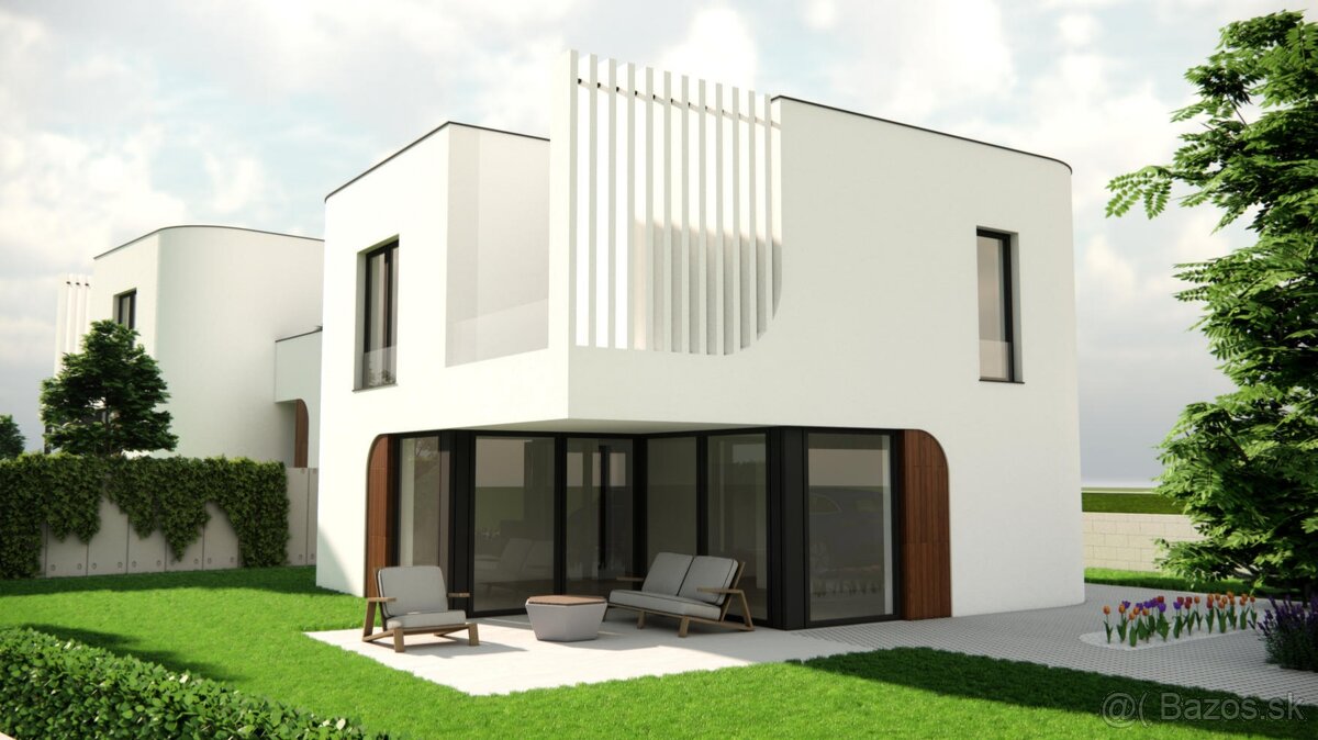 Výnimočný dvojdom v Gbeľanoch s modernou architektúrou