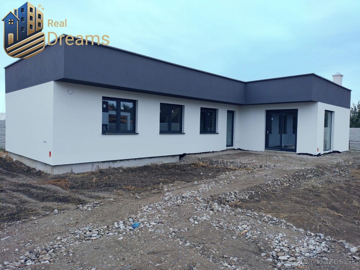 Novostavba 4-izbového rodinného domu v tichej lokalite v obc