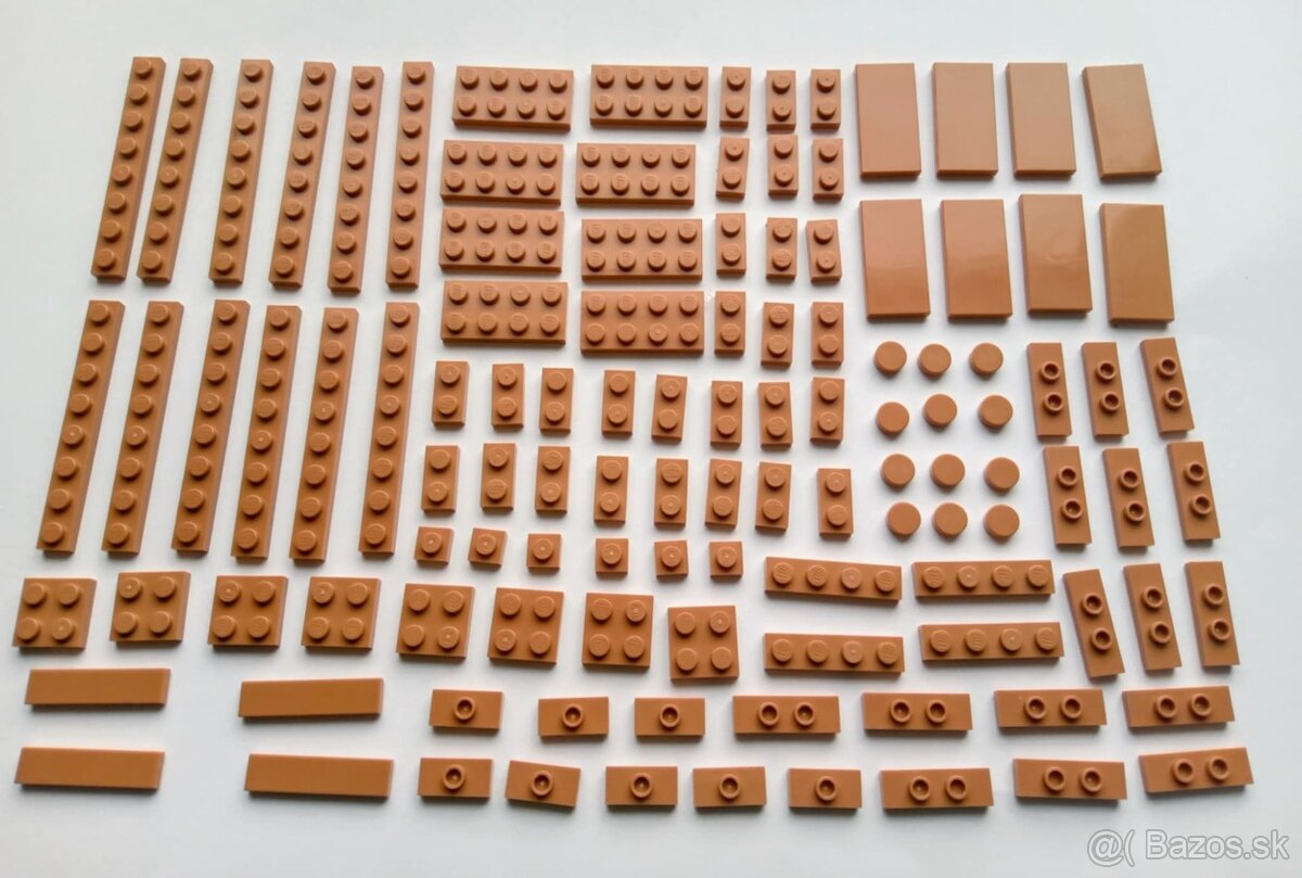 Lego® Originál diely, Médium nugát (nové, nehrané)