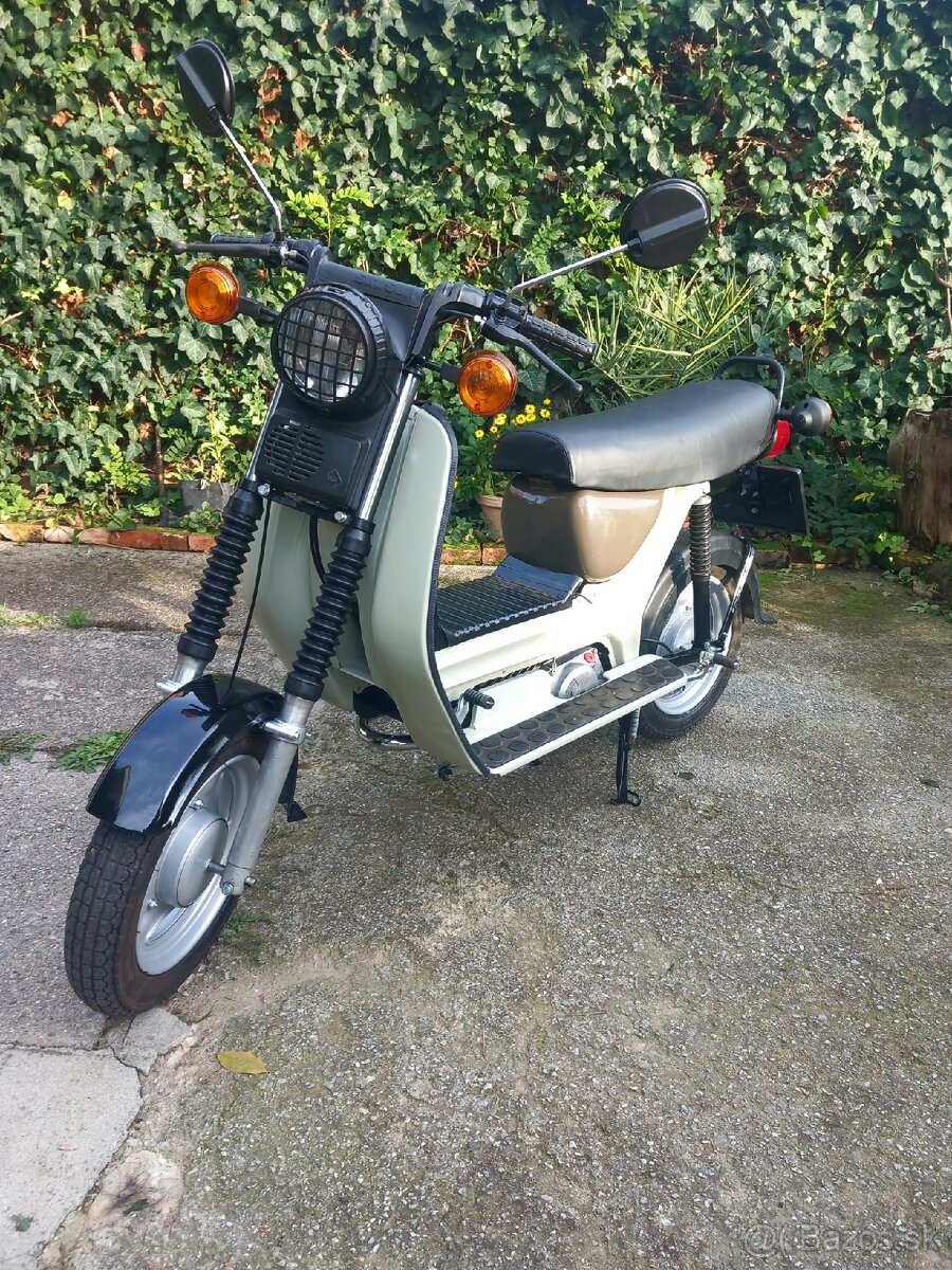 Simson SR50 skúter 6V s TP a SPZ (po renovacii)