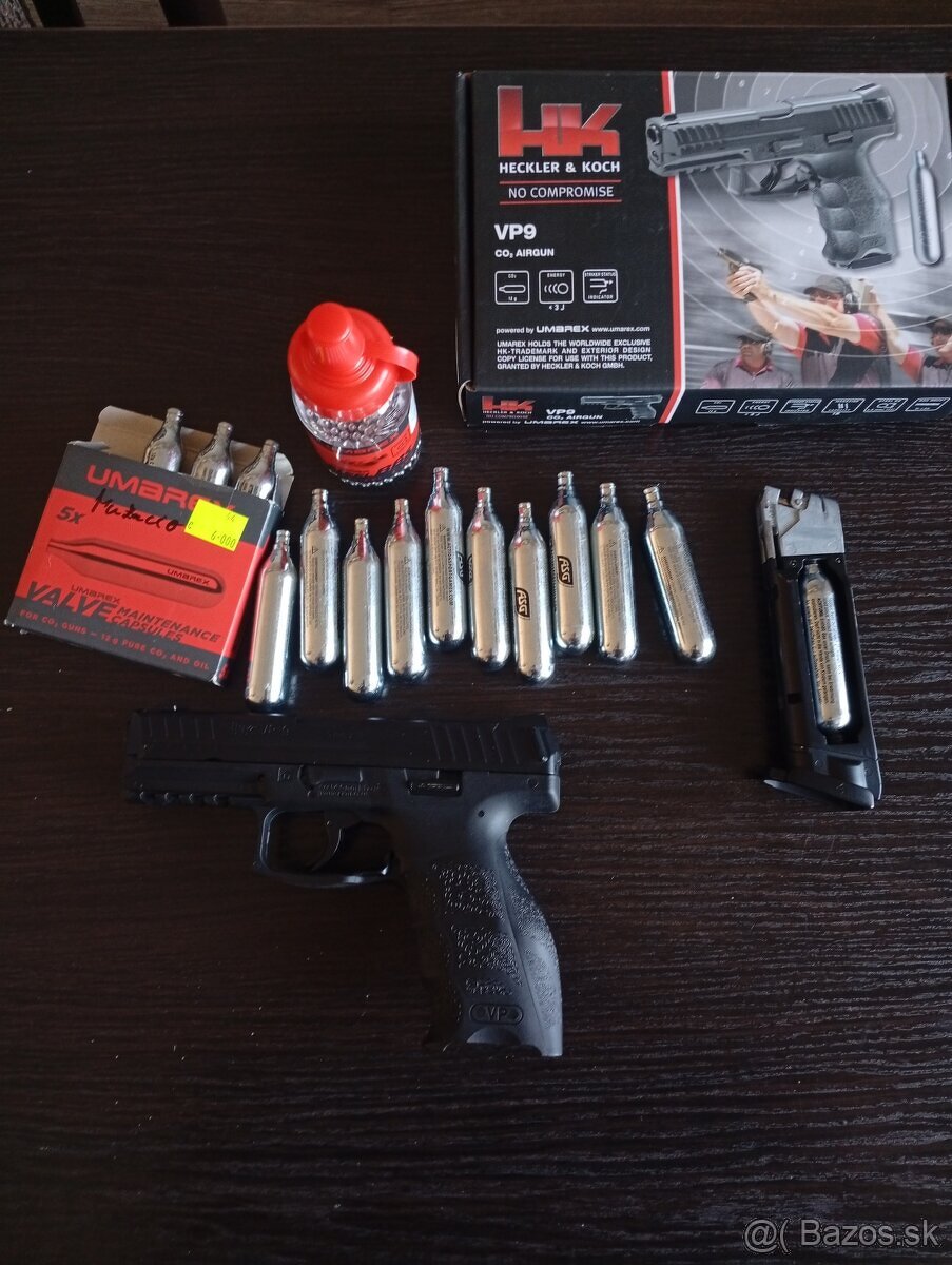 Vzduchova pisol Umaex Hckler & Koch V9 blwback