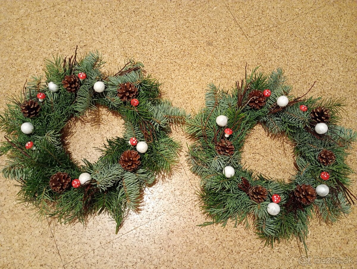 Vence na dvere a adventné vence