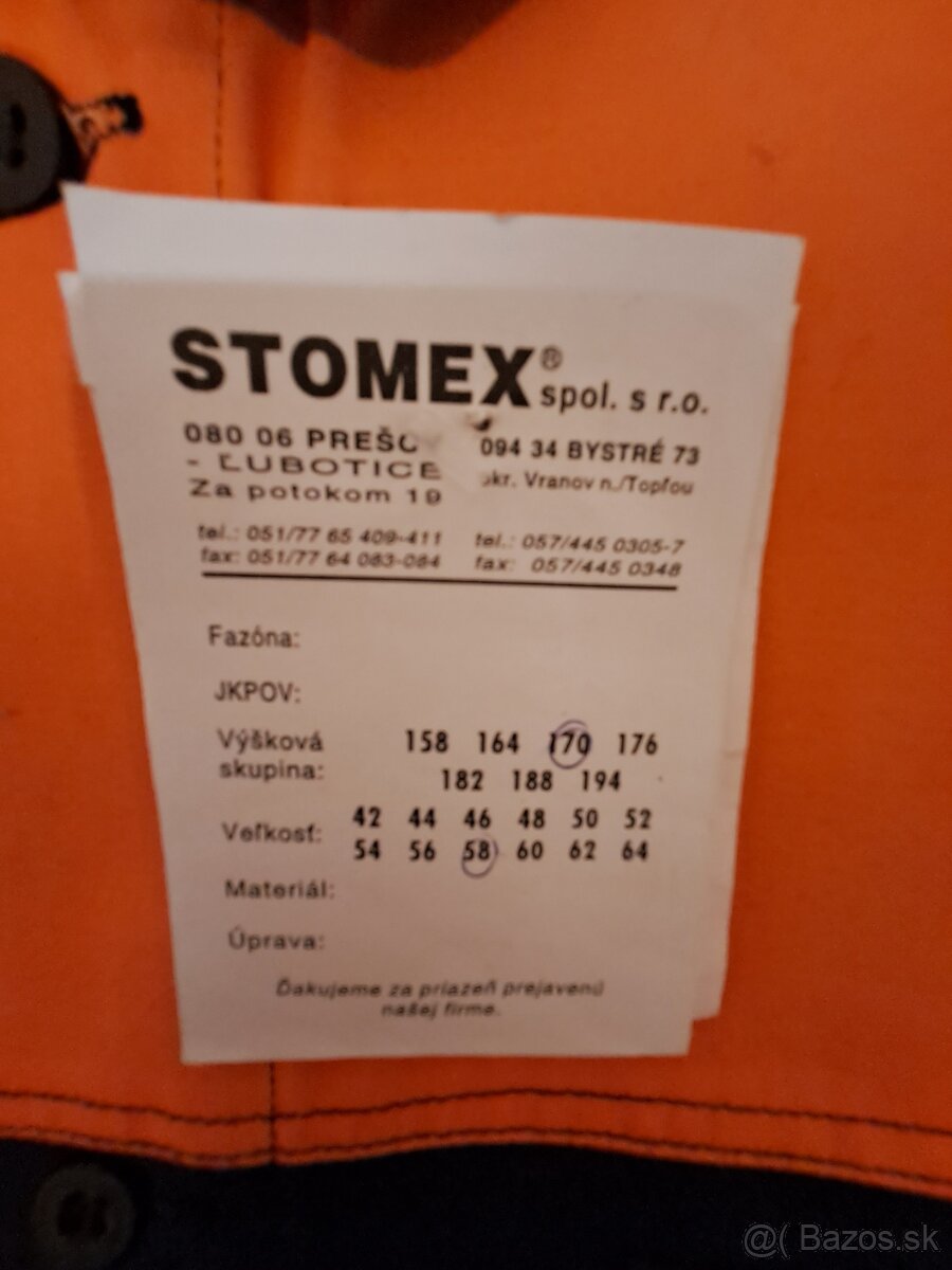 Predam  nove montérky