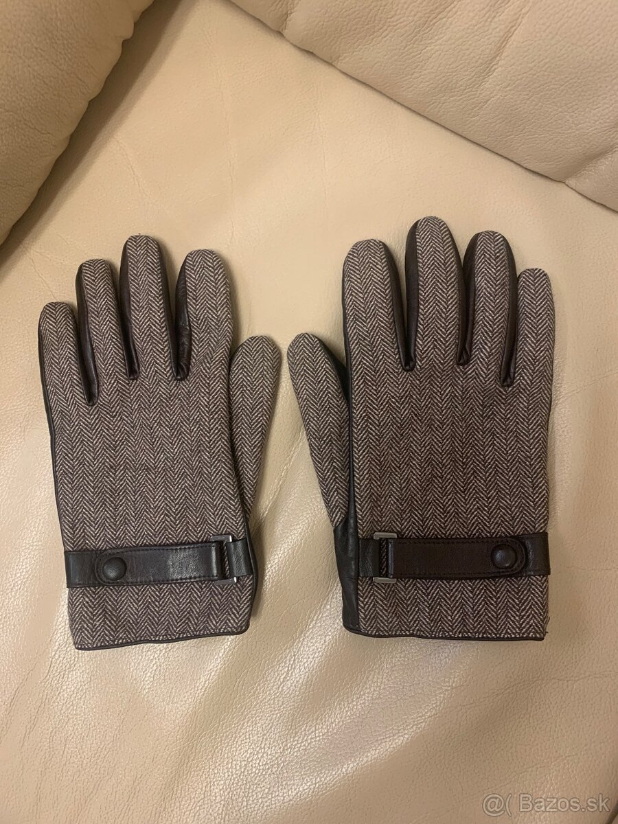 Pánske kožené rukavice zn. Baťa