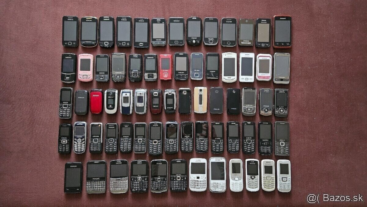 Predam tuto zbierku Samsung telefónov