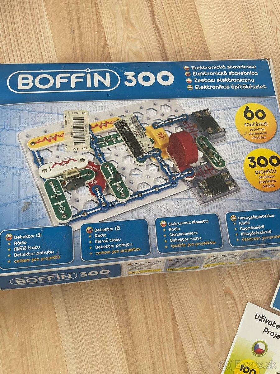 Boffin elektrická stavebnica , lego hračka