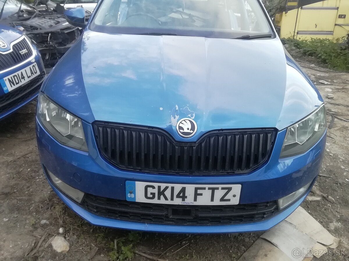 Predám prednu časť škoda octavia 3 modra