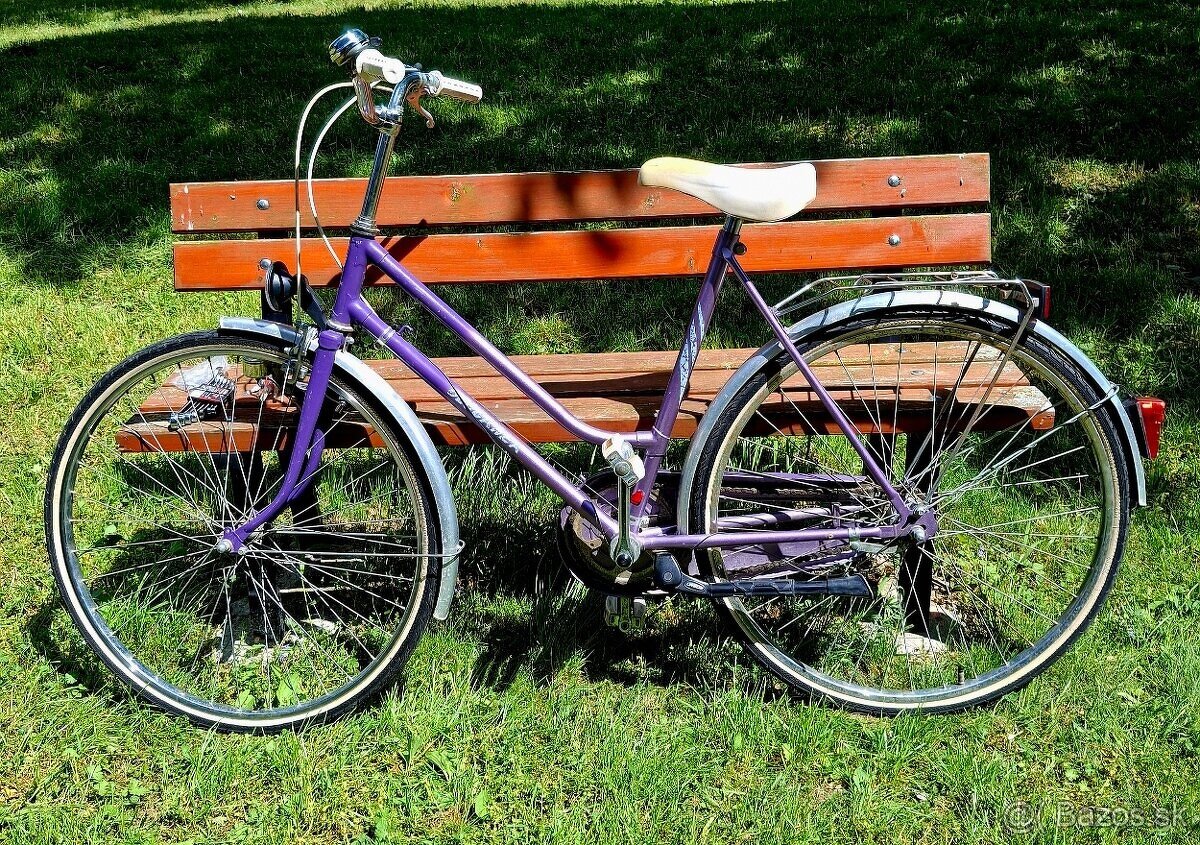 Dámsky retro bicykel veľkosť kolies 26"