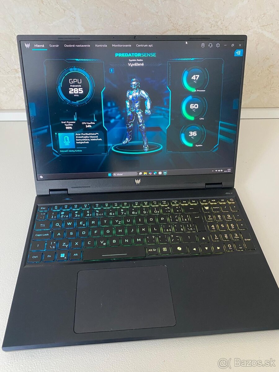 Notebook Acer Predator Helios Nero 16