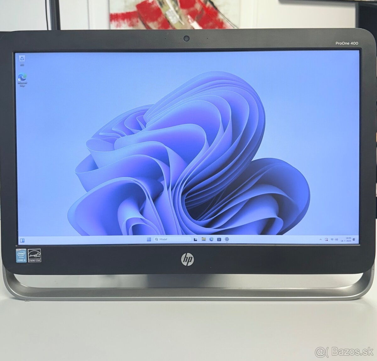 HP ProOne 400 G1 23\", i5, 8Gb, 500Gb, Windows 11 pro- top