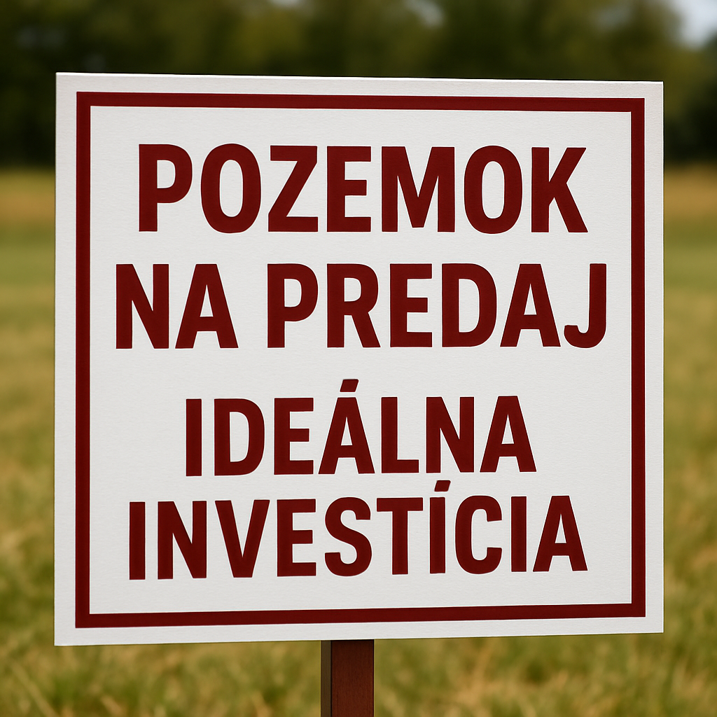 7000m2 pozemok v územnom pláne na RD