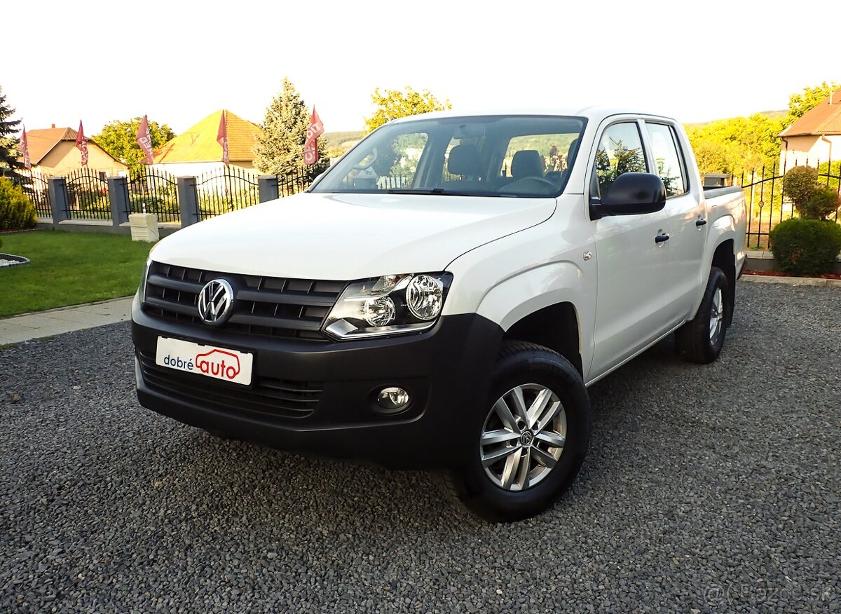 VOLKSWAGEN AMAROK 2.0TDI 2016 -101tis km ŤAŽNE 3000kg