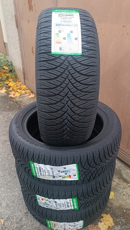 225/45 R17 celoročné pneumatiky DOT 2025