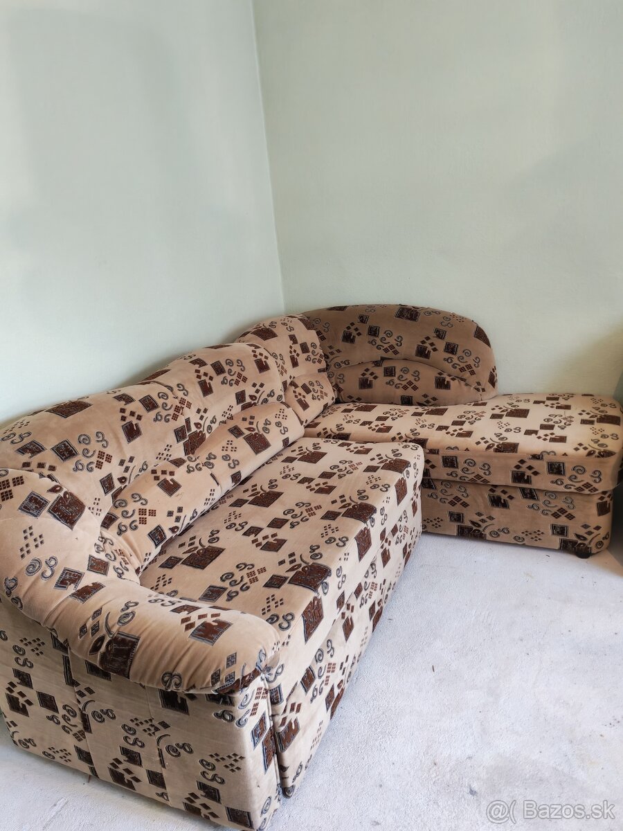 Predam gauč s kreslom