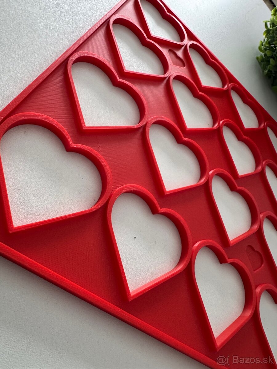 Forma na laskonky srdiečka