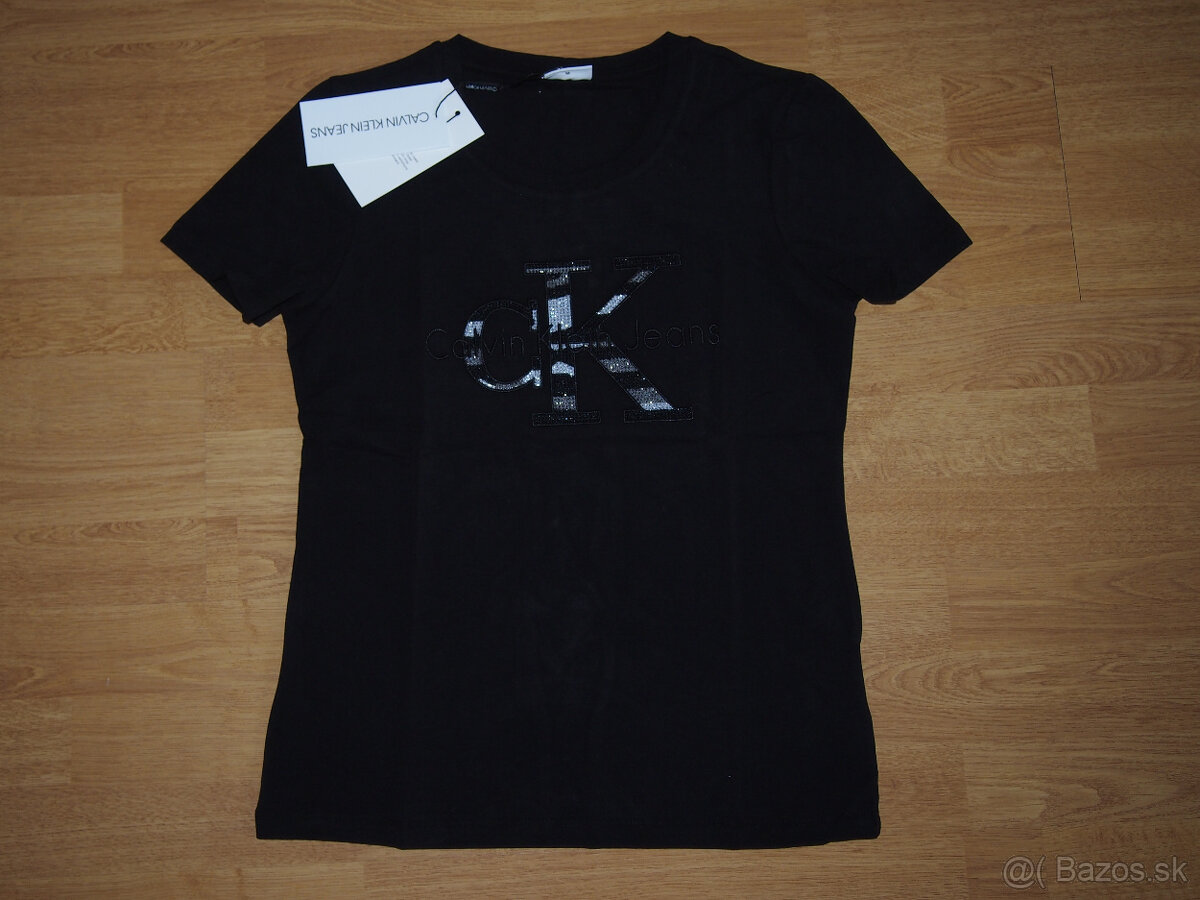 Calvin Klein dámske čierne tričko
