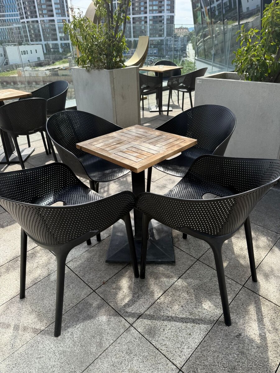 Terasove sedenie - reštauračné