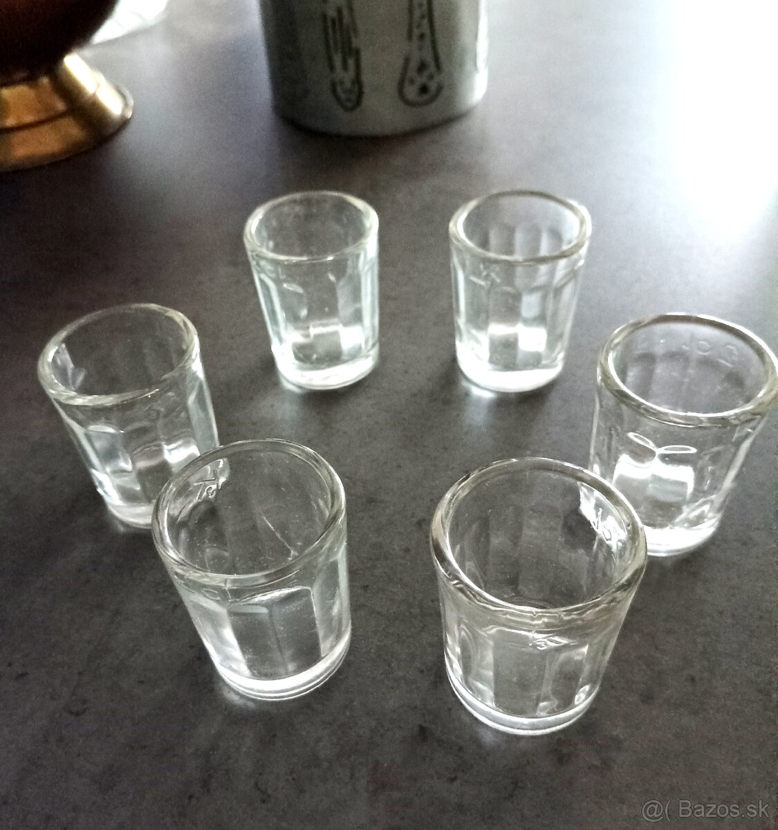 RETRO krčmové poháriky - 6 kusov