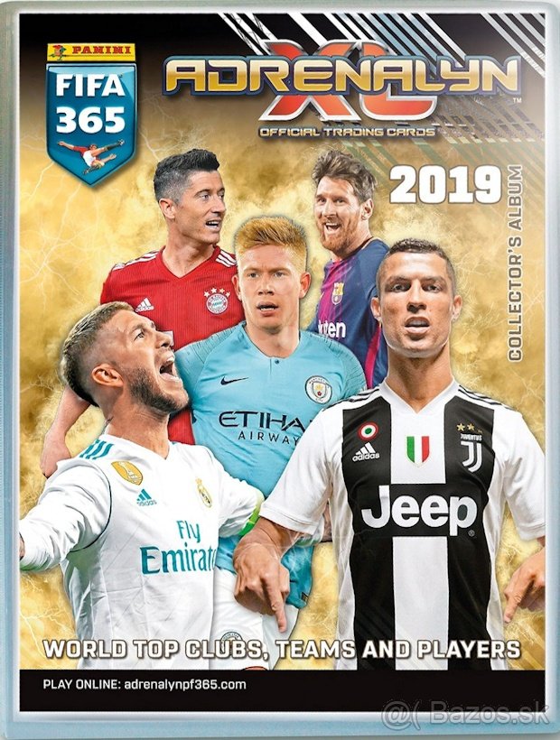 karty, karticky PANINI adrenalyn XL FIFA 365 2019