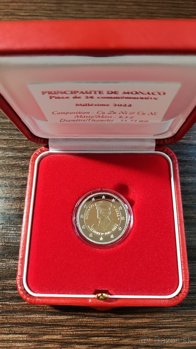 2€ Albert I., Monaco 2022