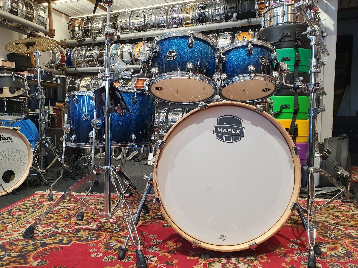bicí Mapex Armory photon blue 22,10,12,14,16 + snare