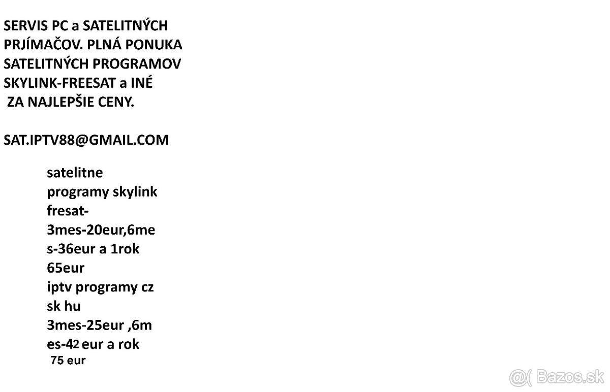 satelitne a iptv programy