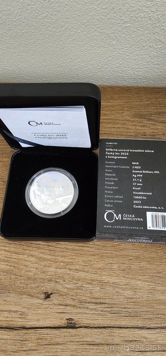 Český lev 2023 s hologramom