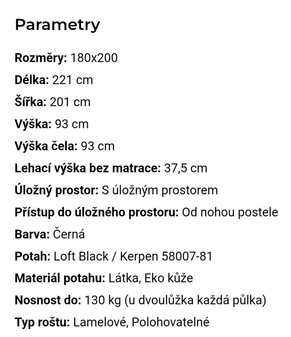 Manželská posteľ 180×200 Nice Blanář +prehoz