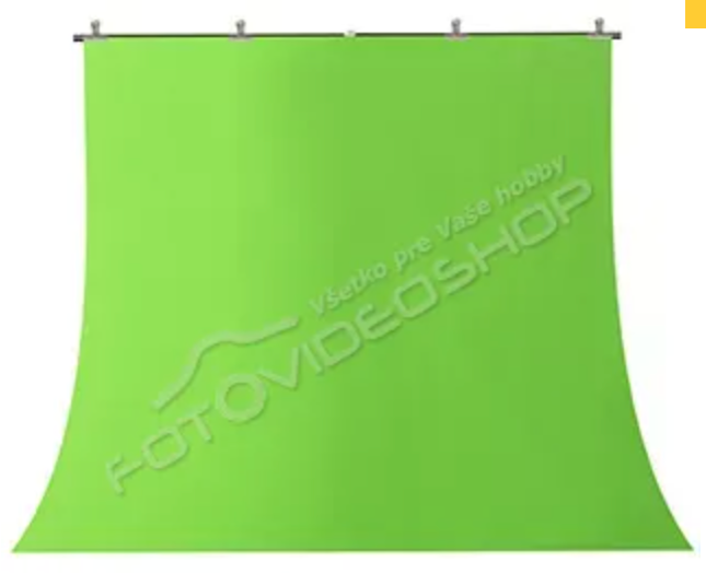 Green Screen pozadie 1,6 x 5m + stojan