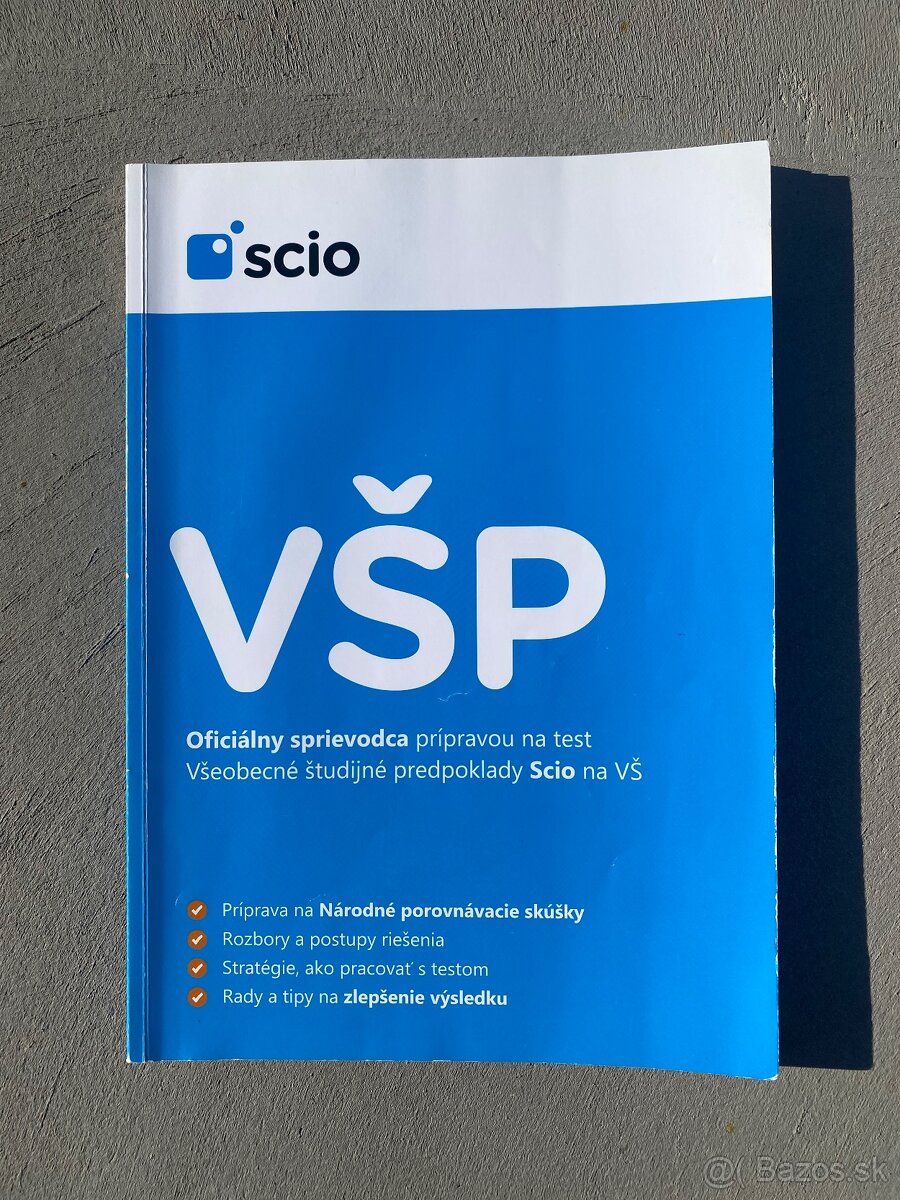 SCIO VŠP – Oficiálny sprievodca prípravou na test 2021 + pap