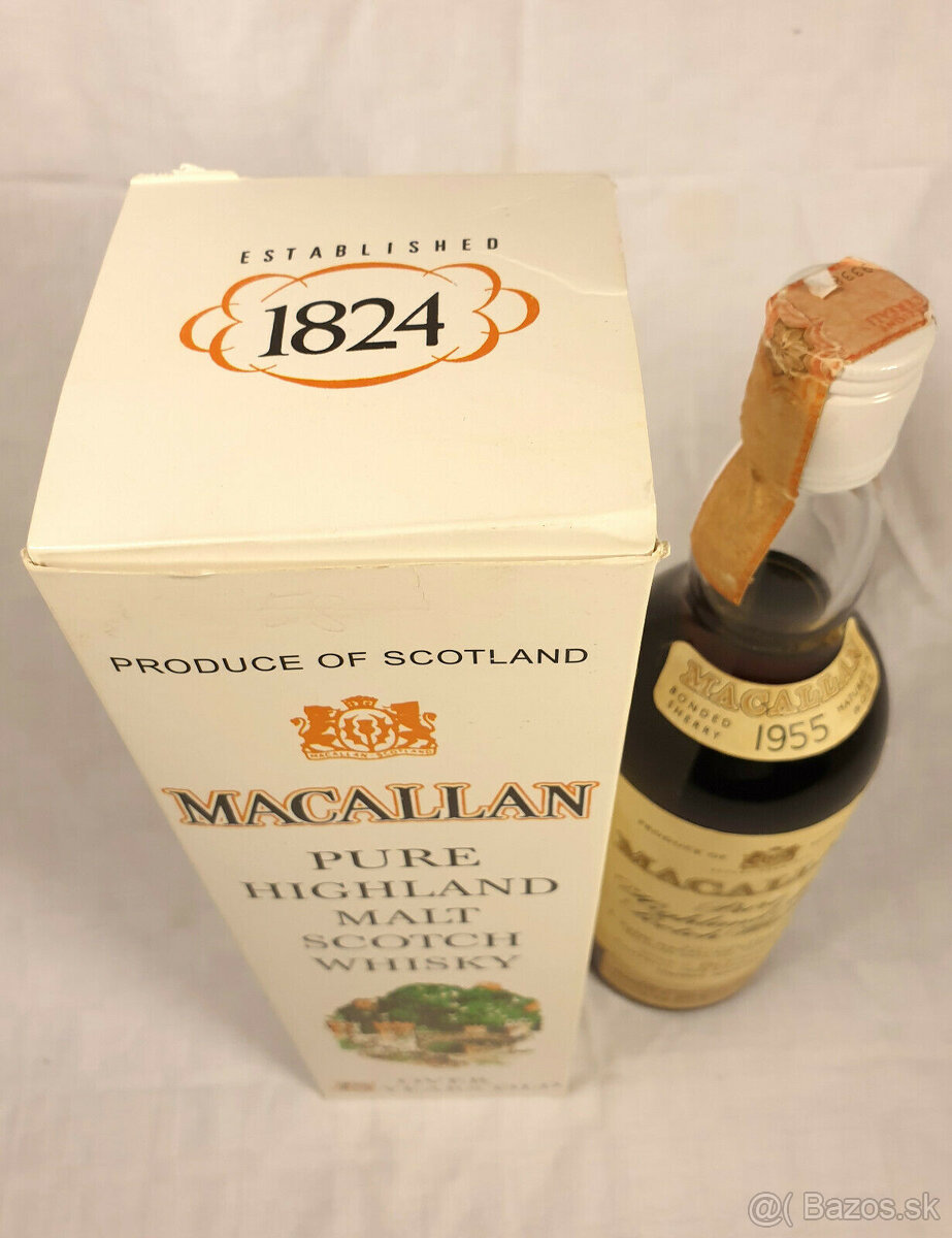 Macallan 1955 Single Malt Sherry Oak Cask