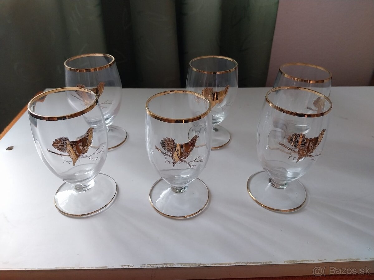 Poháre na koňak brandy napoleonky