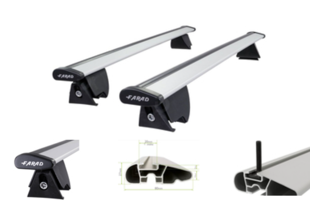 Strešný nosič / priečnik Farad Hilo Alu2 120 s