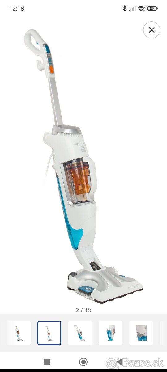 Parný mop a vysávač Rowenta 2v1