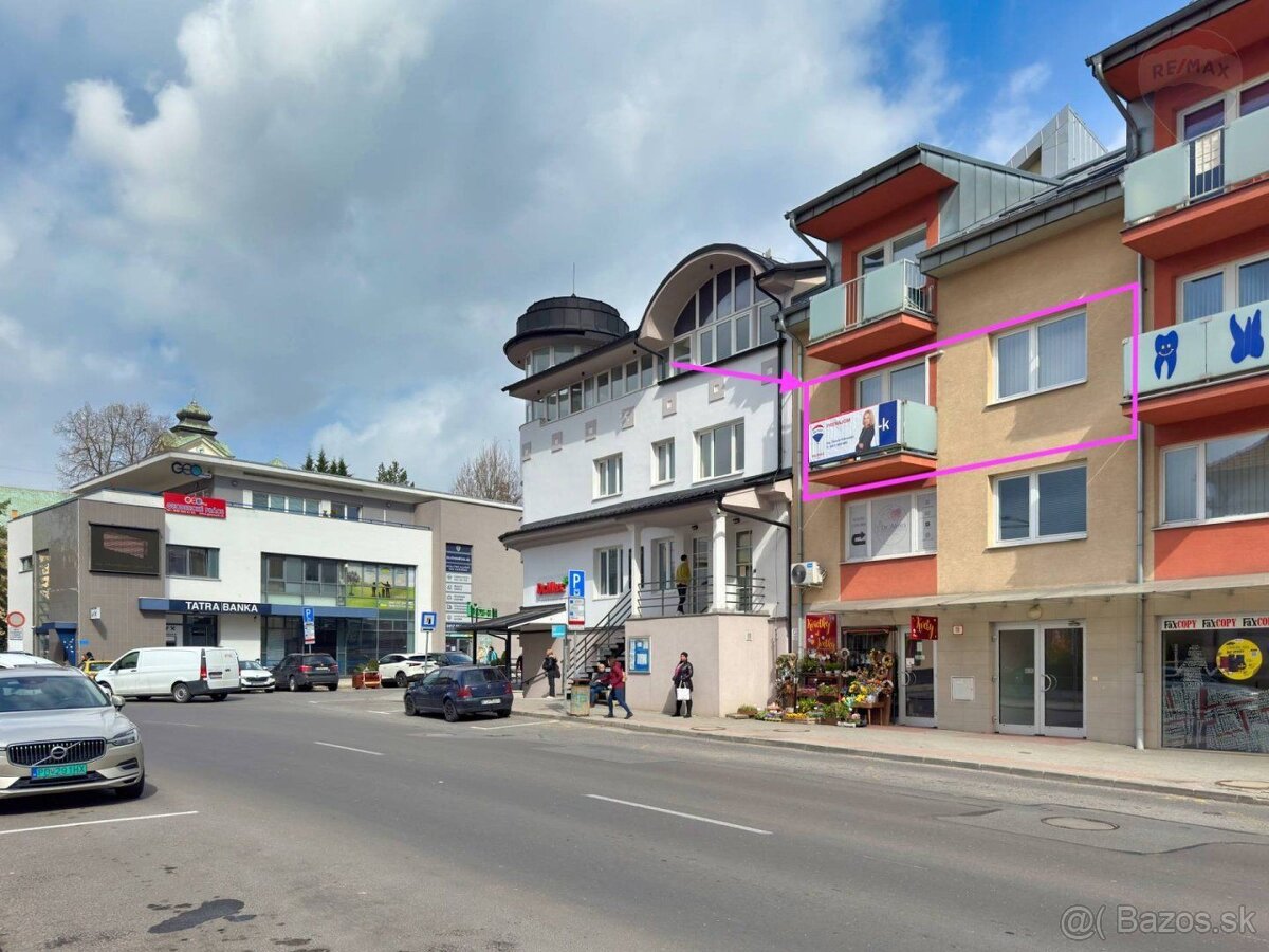 PRENÁJOM kancelárske priestory 75 m2 centrum mesta Prievidza