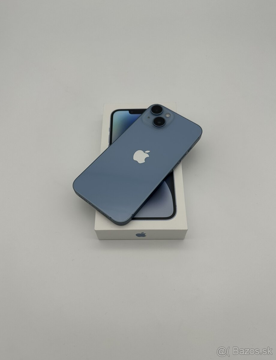 iPhone 14 128GB Blue + ZÁRUKA + DARČEK
