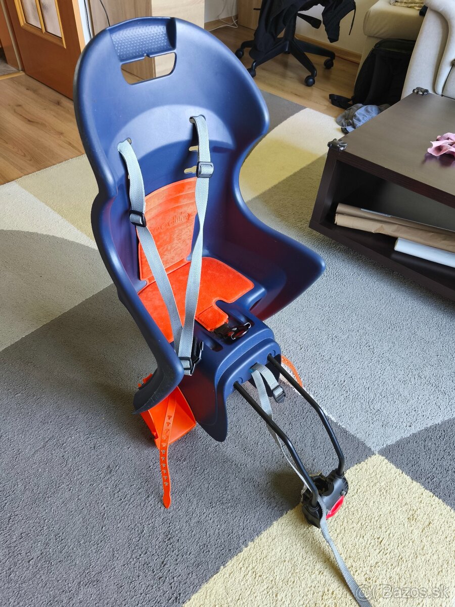 Detská sedačka na bicykel Polisport Boodie + adaptér