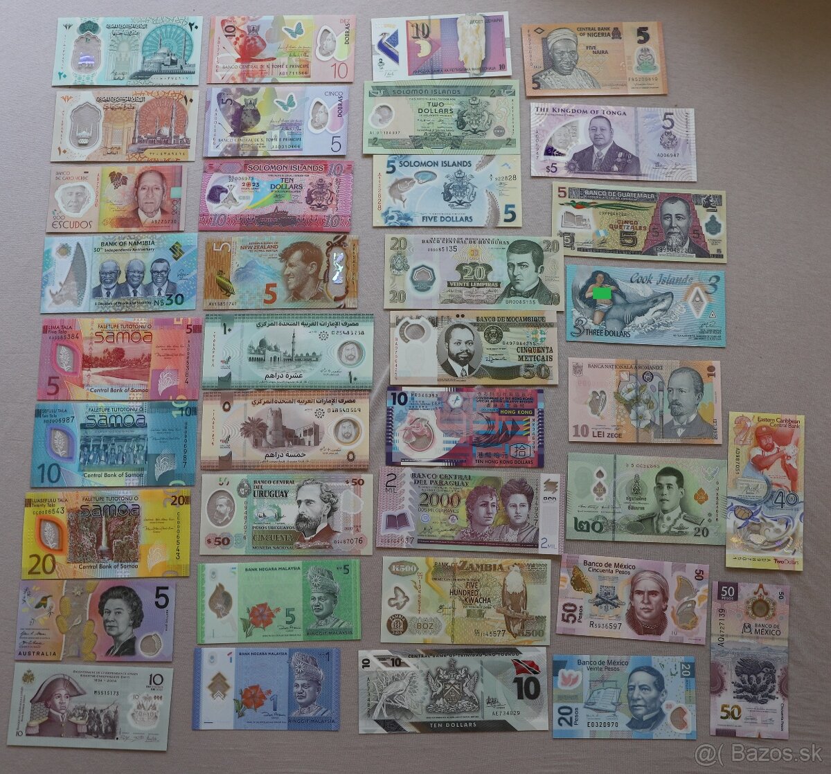 Unc polymer (plastové) bankovky