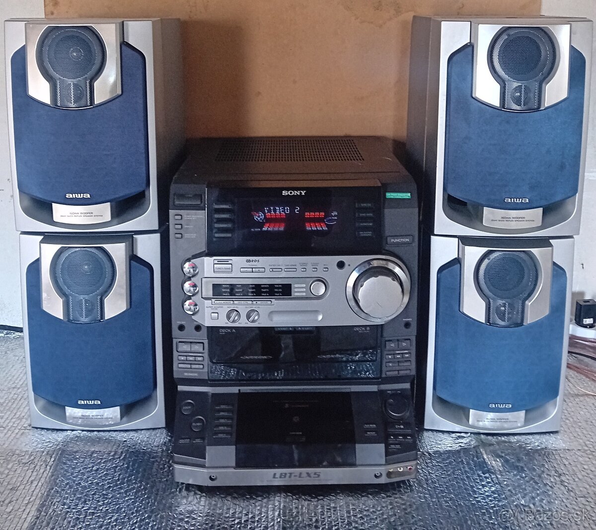 Hifi veza sony ss-lx5 repraky aiwa